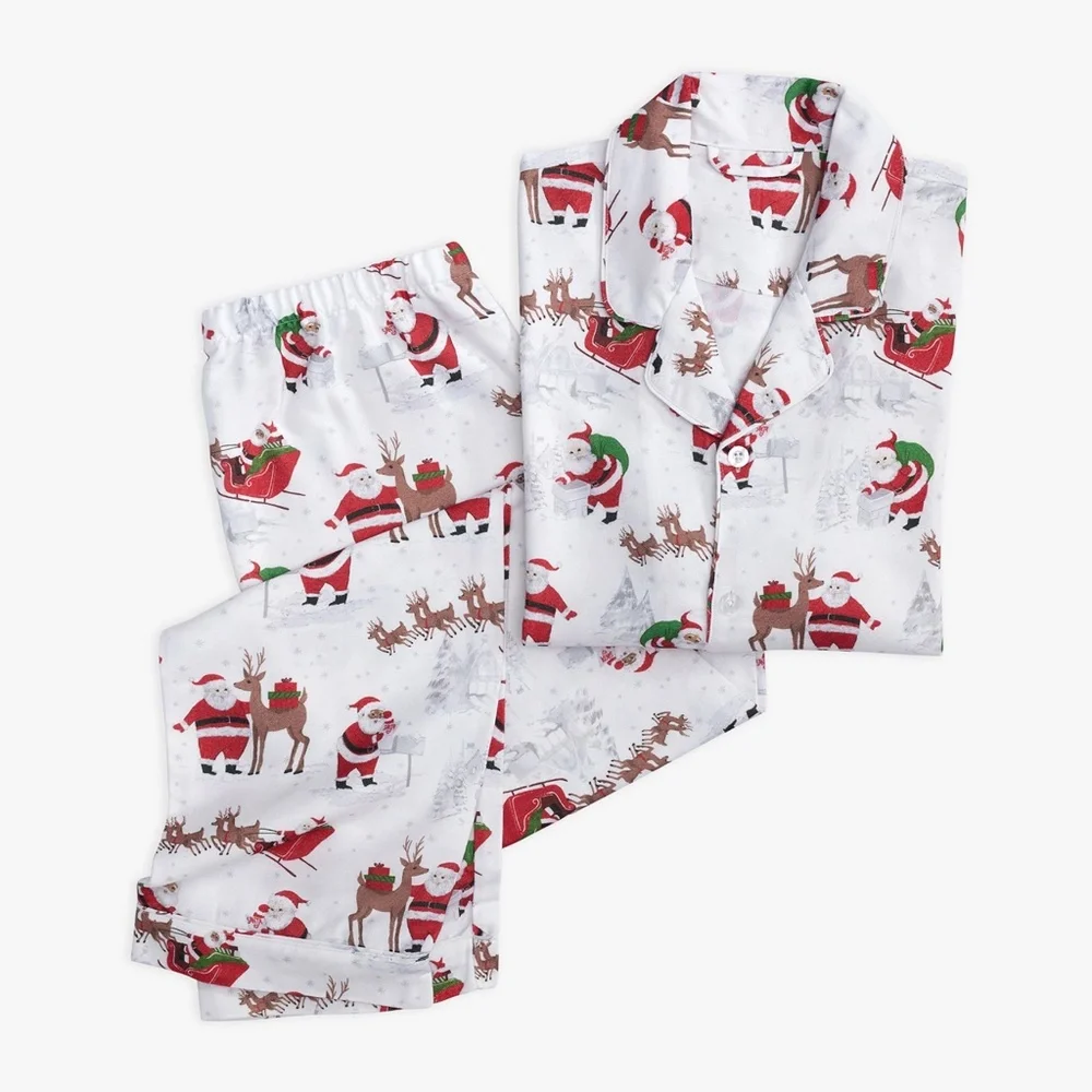 Heritage Santa Flannel Pajama Set - PBK